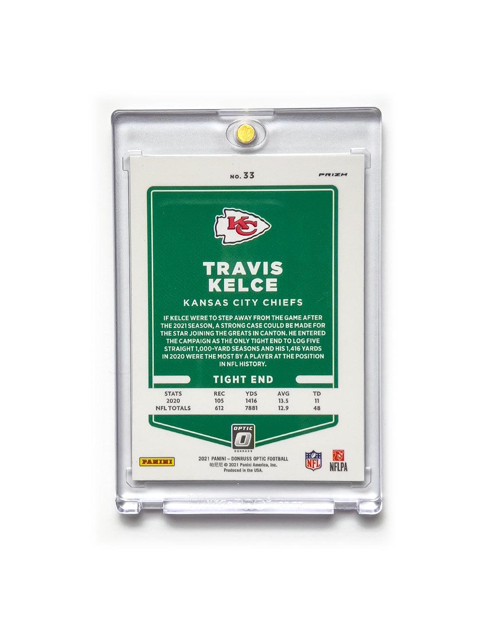 Panini Cards Travis Kelce Kansas City Chiefs Panini NFL 21 Optic Holo Card