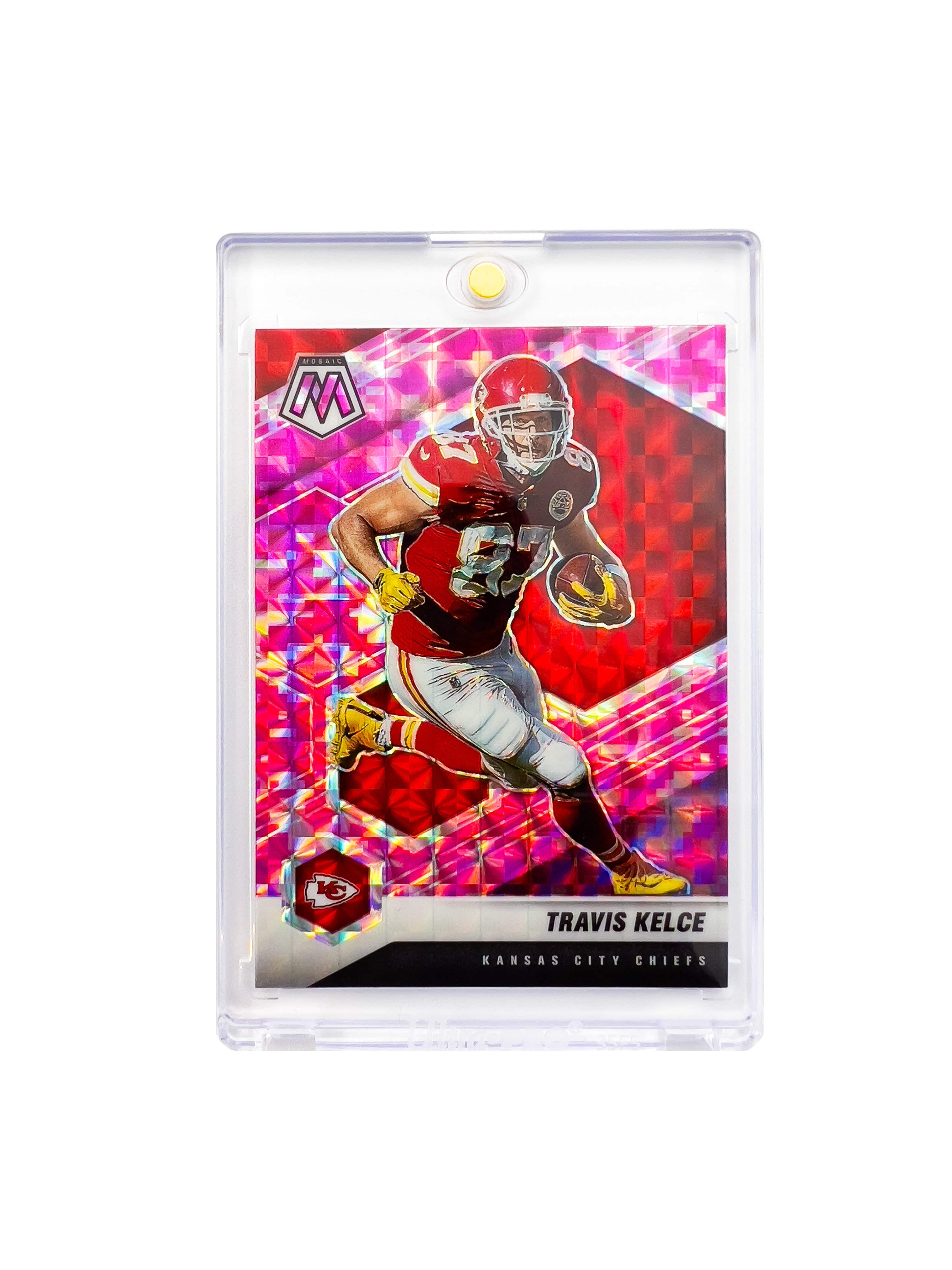 Panini Cards Travis Kelce Kansas City Chiefs Panini NFL Mosaic 21 Pink Prizm Card
