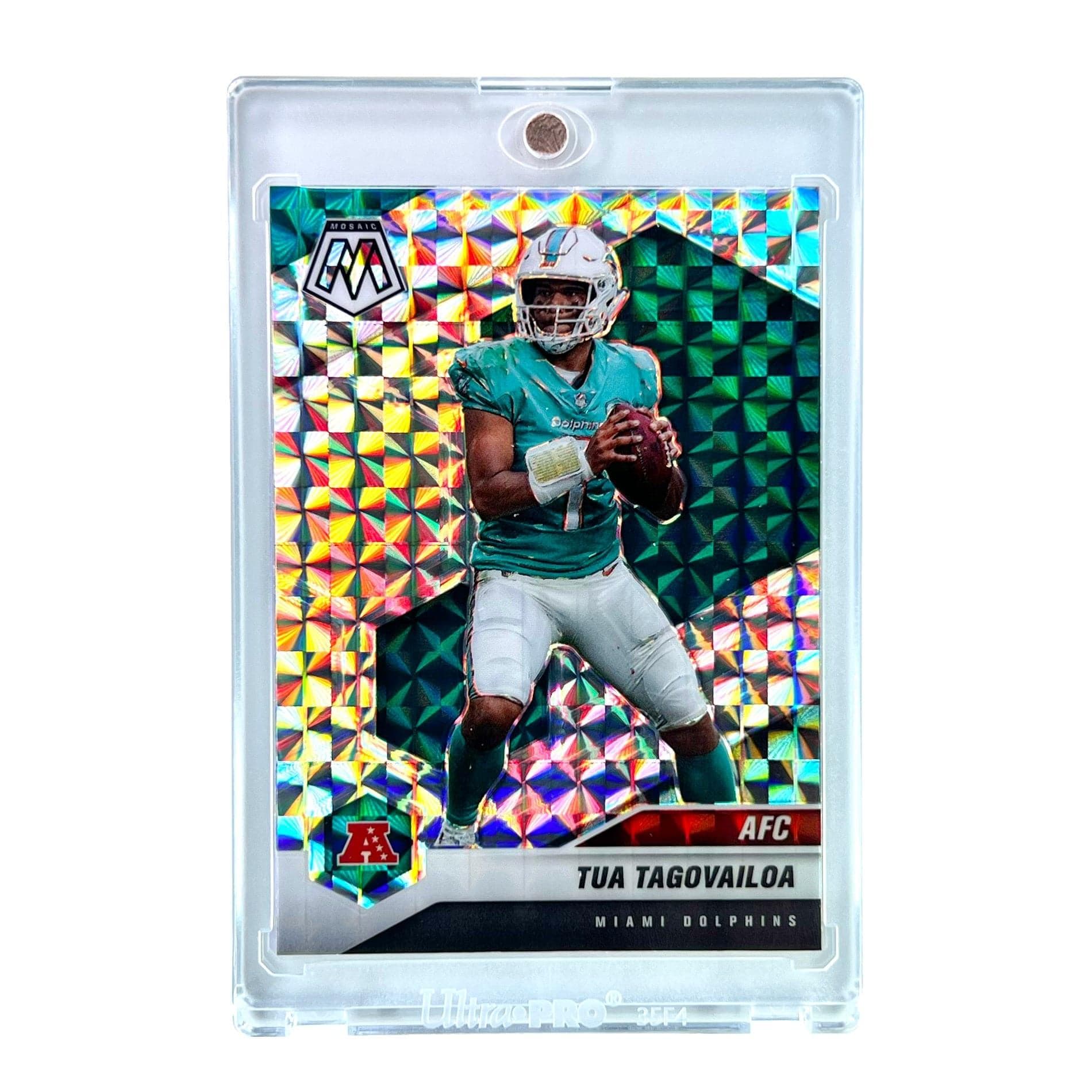 Panini Cards Tua Tagovailoa Miami Dolphins Panini NFL 21 Mosaic Silver Parallel Card