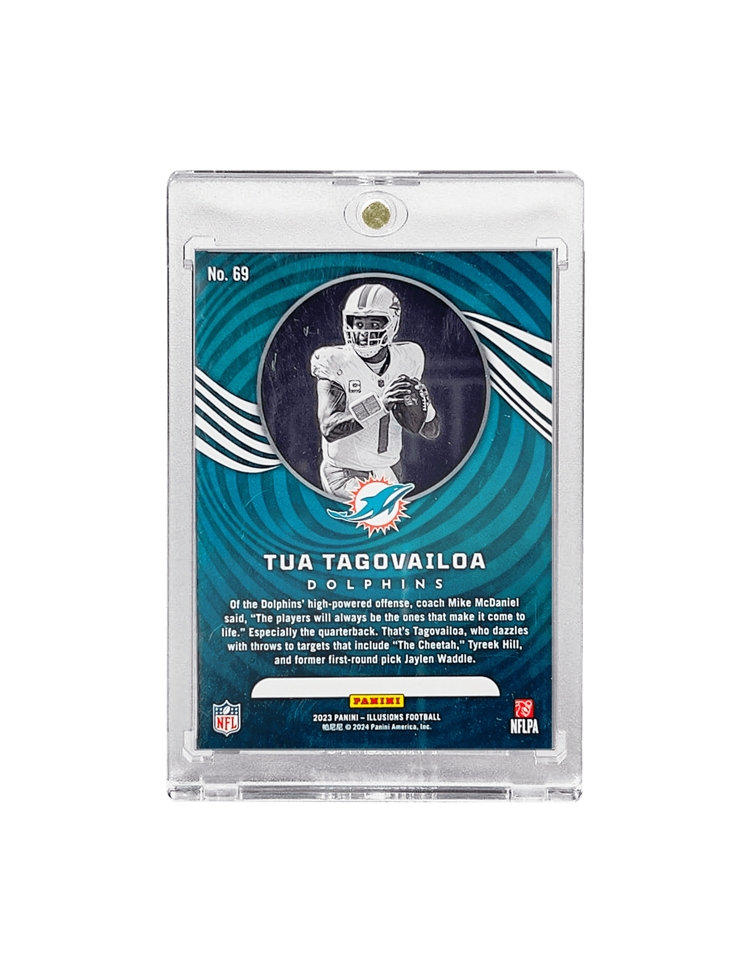 Panini Cards Tua Tagovailoa Miami Dolphins Panini NFL Illusions 23 Orange /499 69 Card