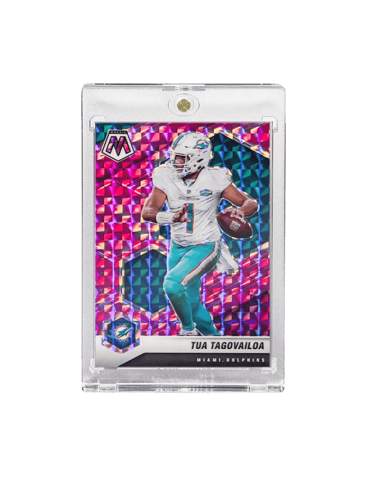Panini Cards Tua Tagovailoa Miami Dolphins Panini NFL Mosaic 21 Pink 122 Card