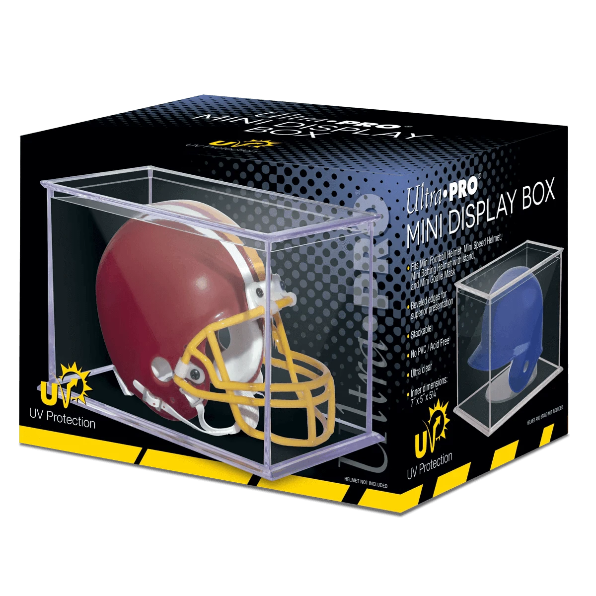 Ultra Pro Accessories Ultra Pro Mini American Football/Baseball Helmet Display Case