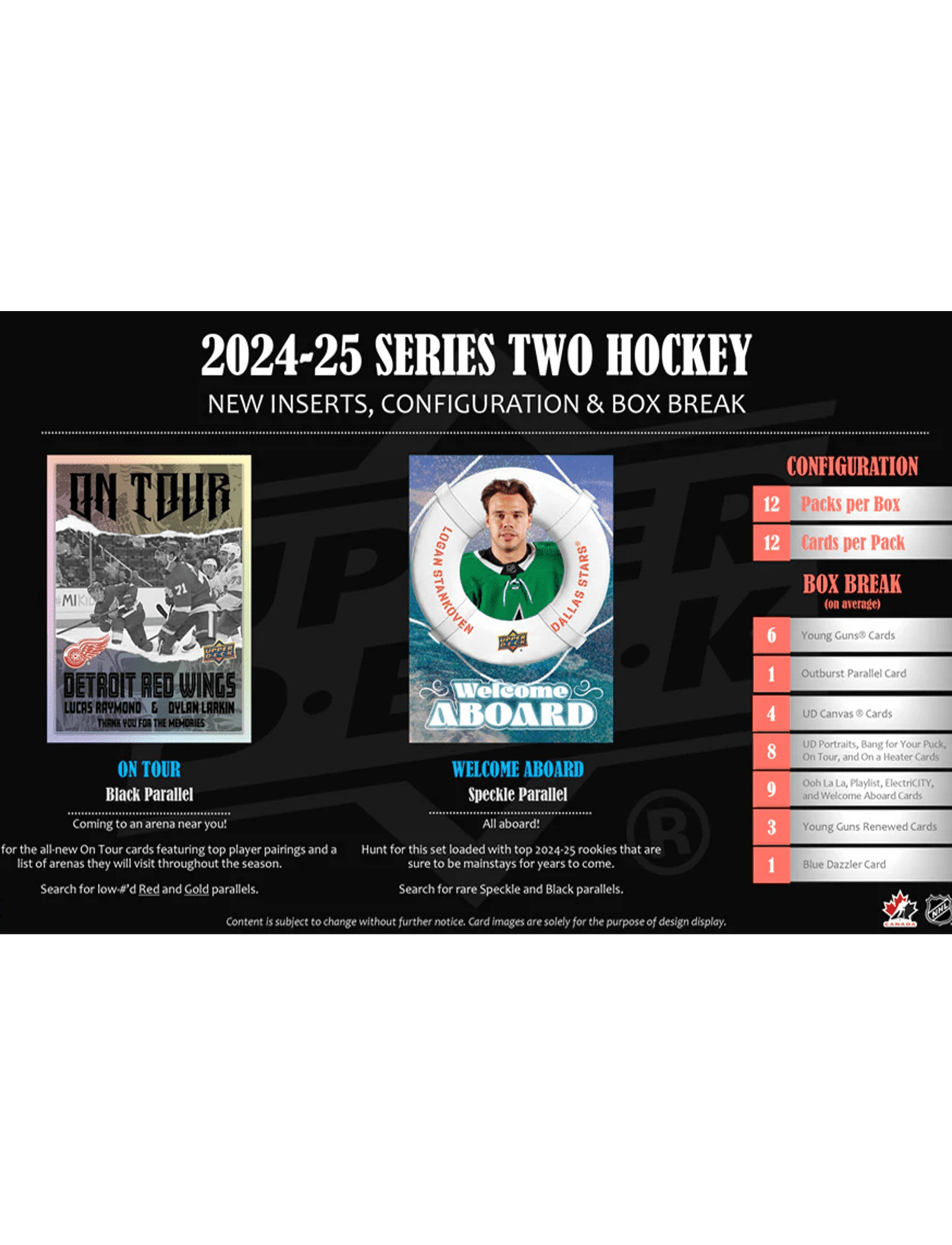 Upper Deck Cards Upper Deck NHL 24-25 Series 2 Mega Trading Card Pack