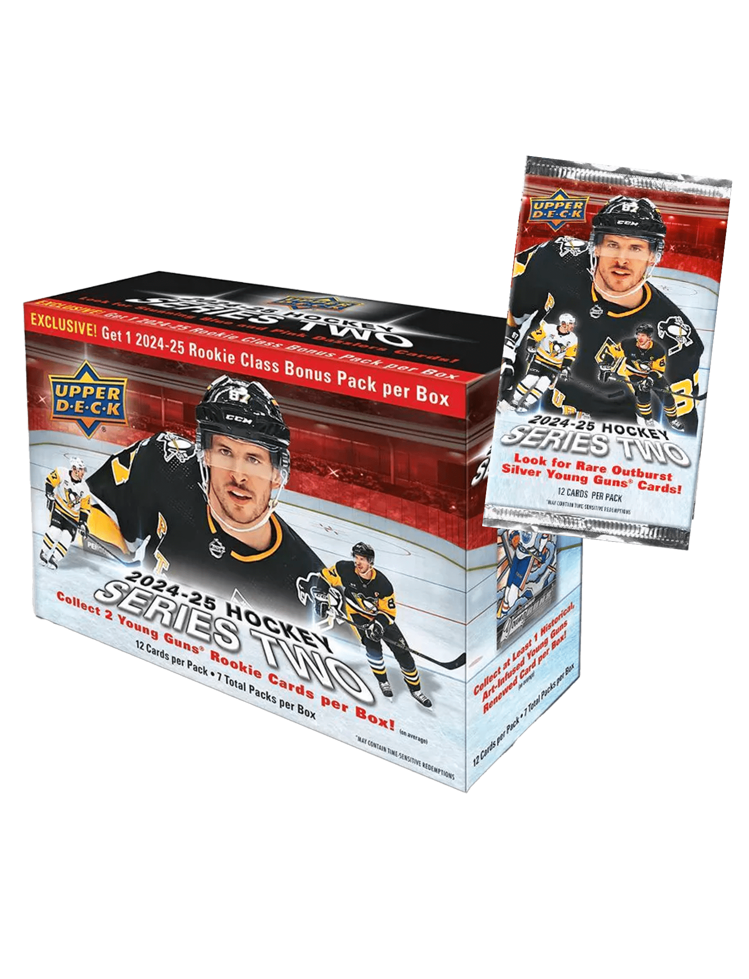 Upper Deck Cards Upper Deck NHL 24-25 Series 2 Mega Trading Card Pack