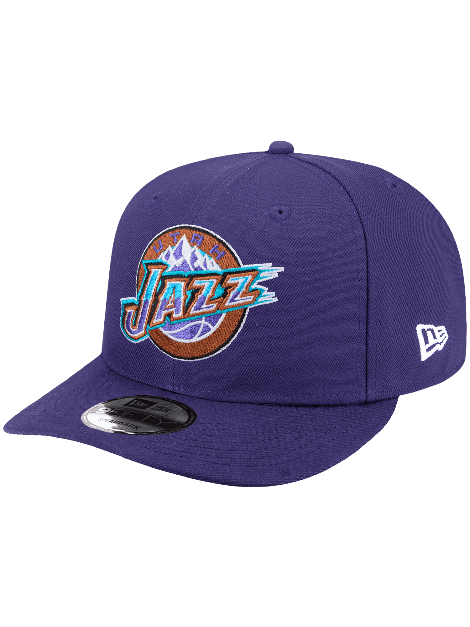 New Era Caps Utah Jazz New Era NBA HWC 9FIFTY Pre-Curved Snapback Hat - Purple