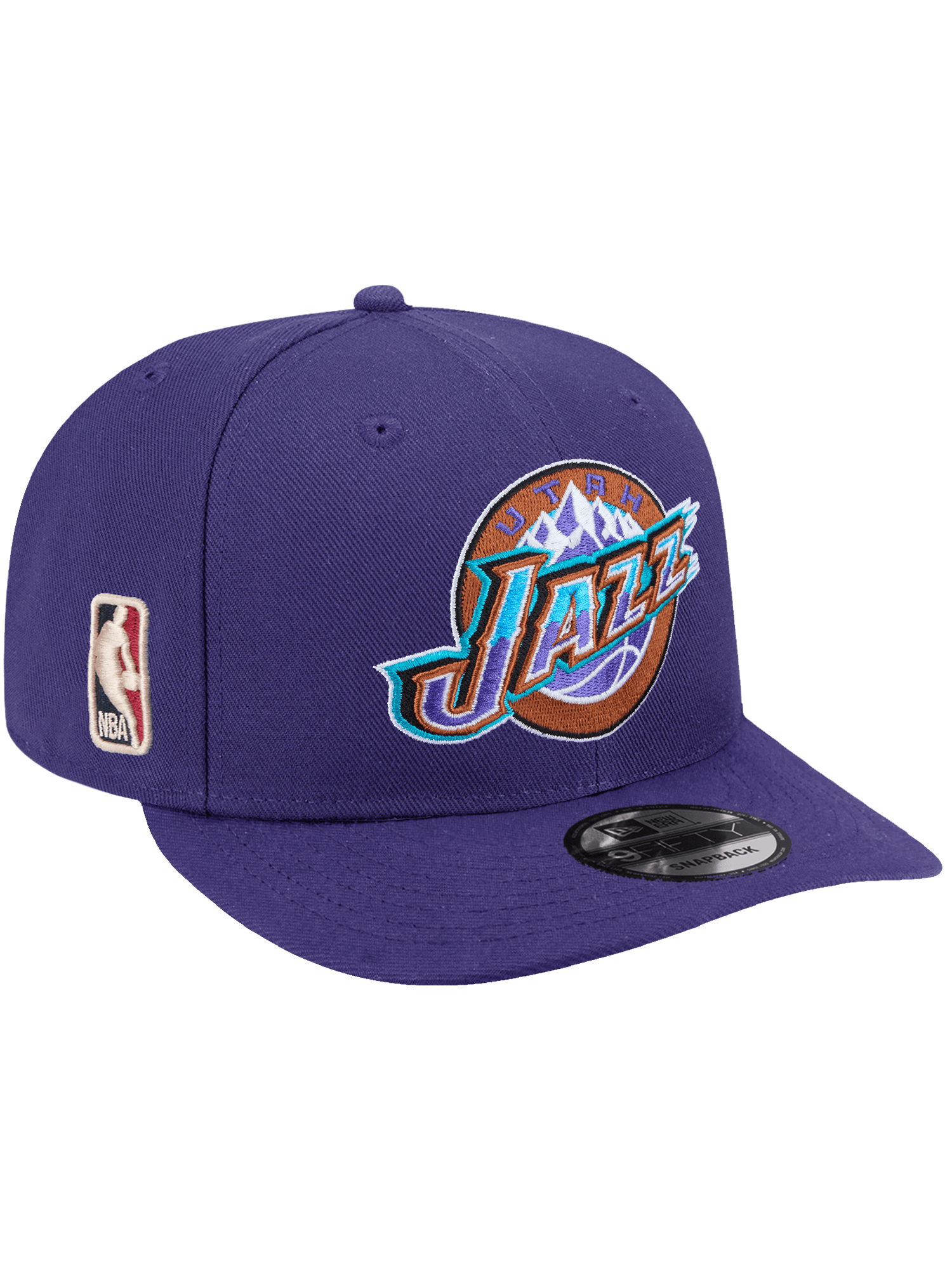 New Era Caps Utah Jazz New Era NBA HWC 9FIFTY Pre-Curved Snapback Hat - Purple