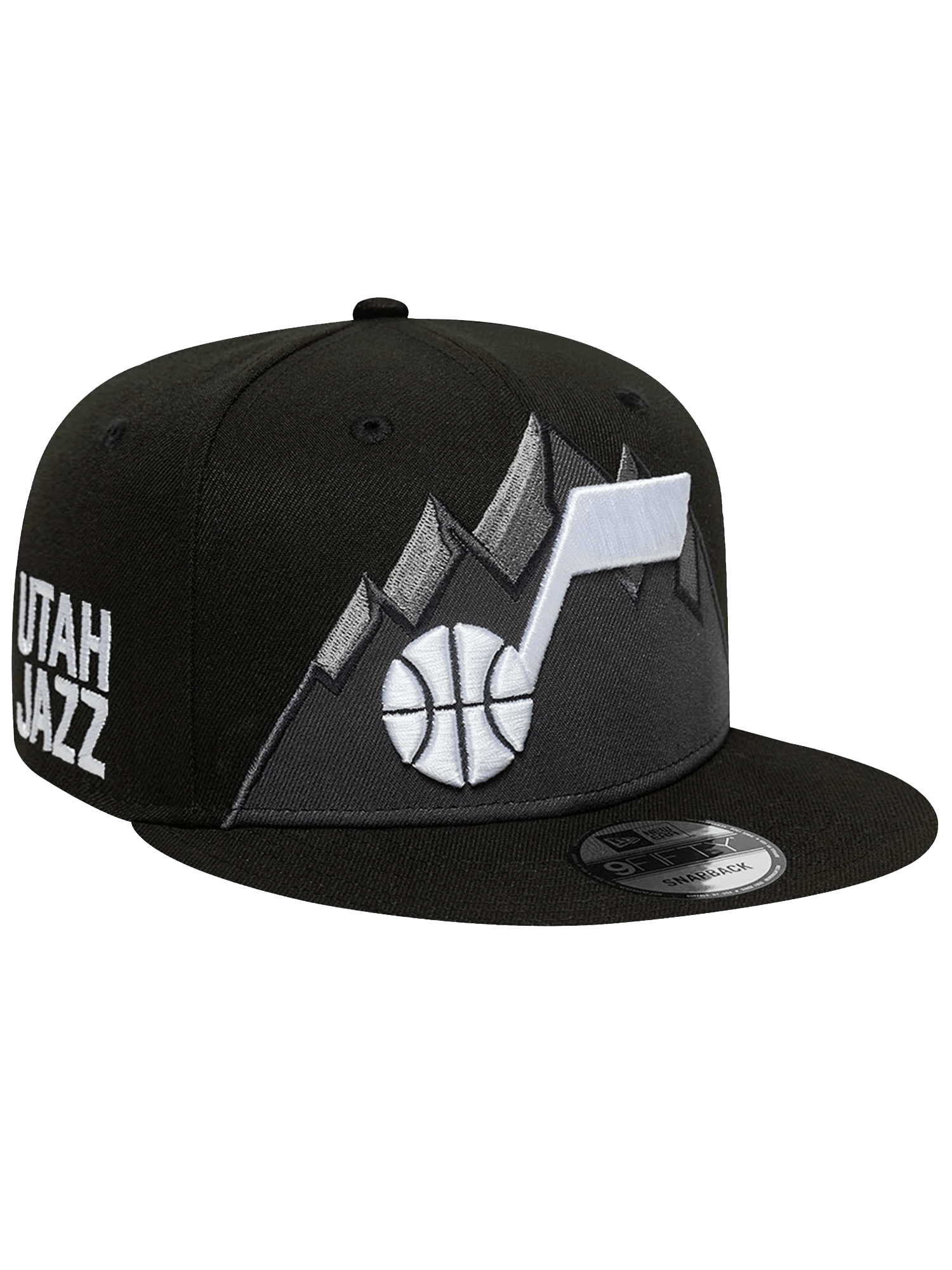 New Era Caps Utah Jazz New Era NBA Statement 9FIFTY Snapback Hat - Black