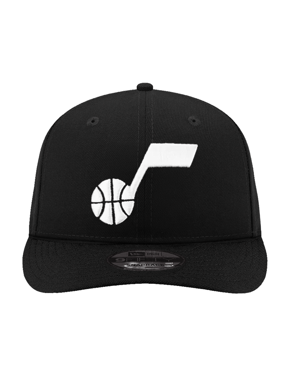 New Era Caps OSFA Utah Jazz New Era NBA Team 9FIFTY Pre-Curved Snapback Hat - Black