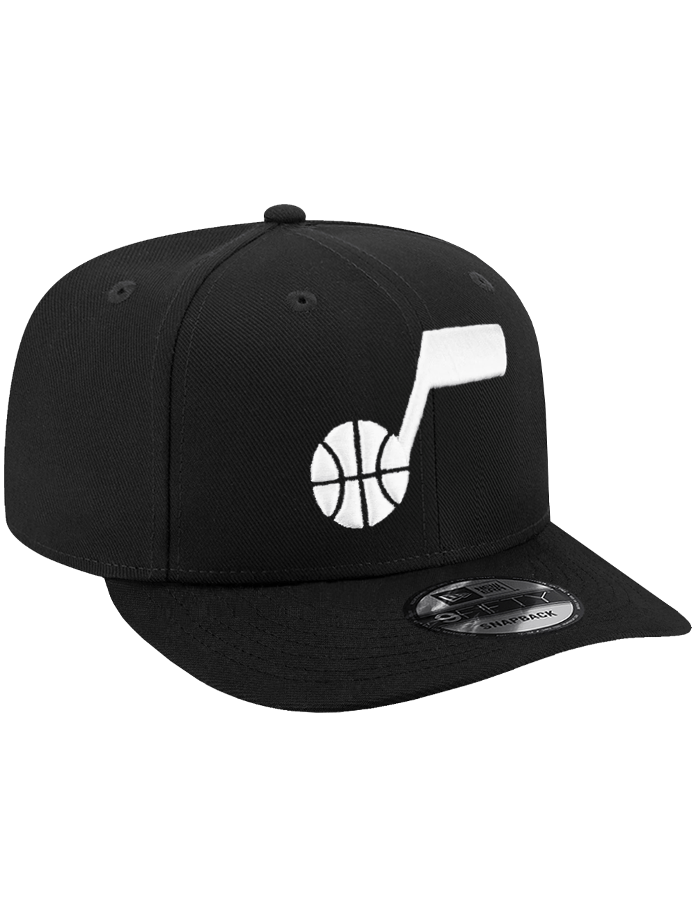 New Era Caps OSFA Utah Jazz New Era NBA Team 9FIFTY Pre-Curved Snapback Hat - Black