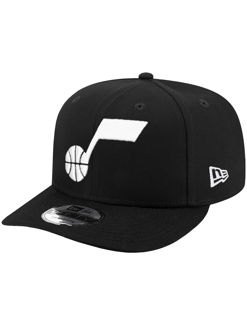 New Era Caps OSFA Utah Jazz New Era NBA Team 9FIFTY Pre-Curved Snapback Hat - Black