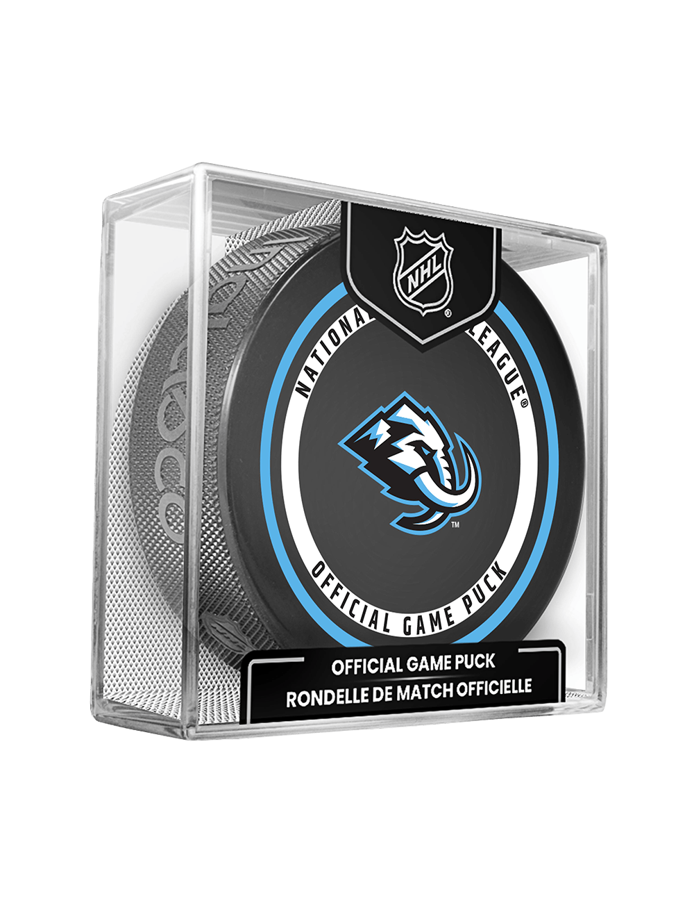 Inglasco Pucks Utah Mammoth Inglasco NHL 26-27 Official Game Puck In Cube
