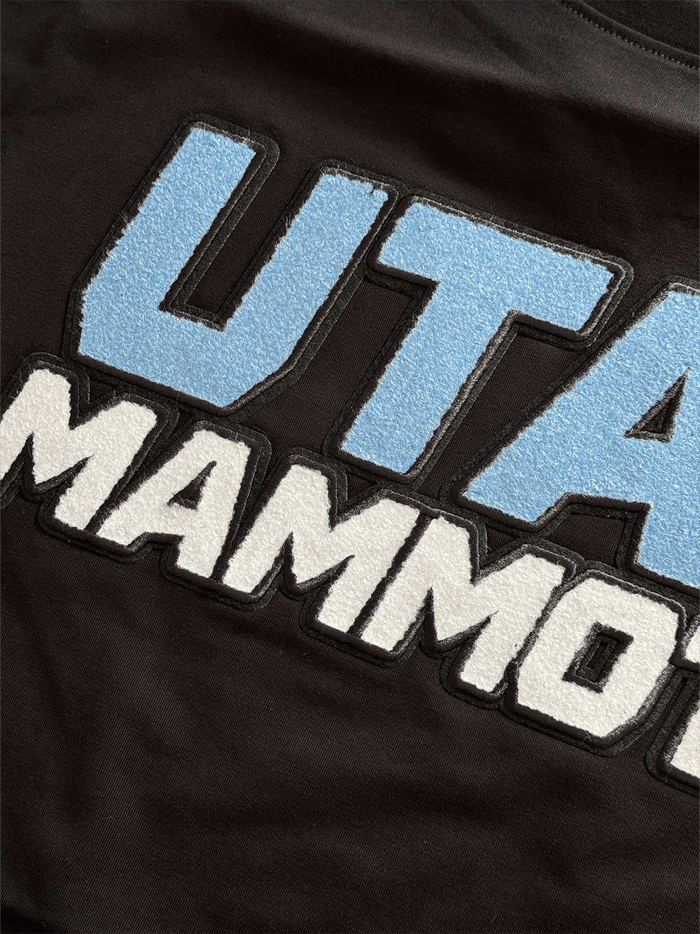 Pro Standard T-Shirts Utah Mammoth Pro Standard NHL Classic Chenille Flex T-Shirt - Black