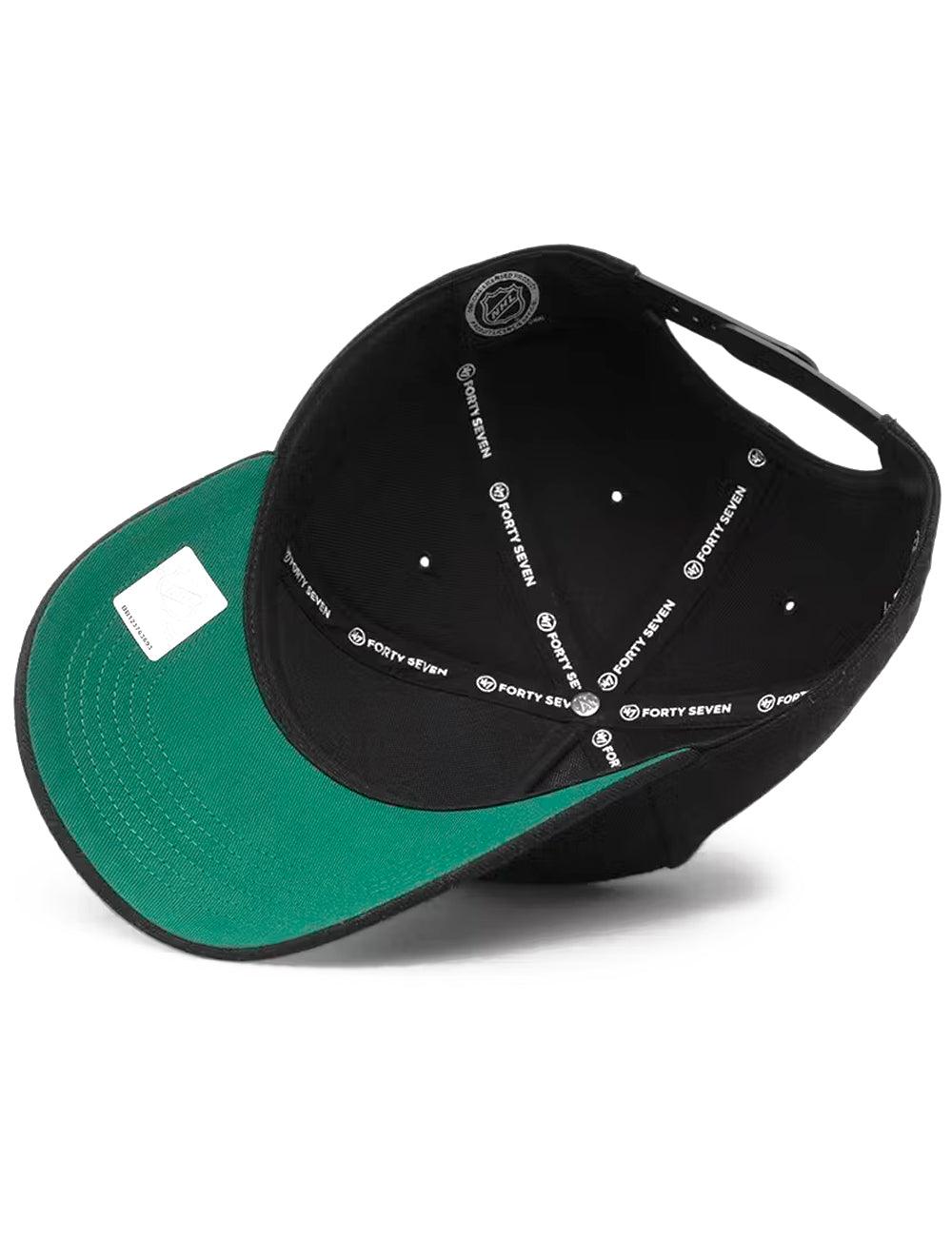 47 Brand Caps Vancouver Canucks ‘47 NHL Team MVP DT Snapback Hat - Black