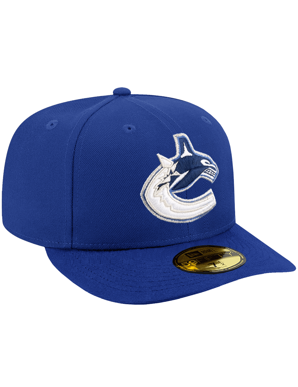 New Era Caps Vancouver Canucks New Era NHL Team 59FIFTY Pre-Curved Fitted Hat - Blue