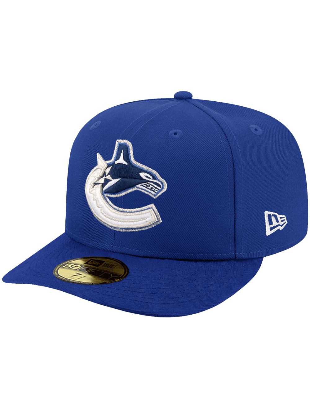 New Era Caps Vancouver Canucks New Era NHL Team 59FIFTY Pre-Curved Fitted Hat - Blue