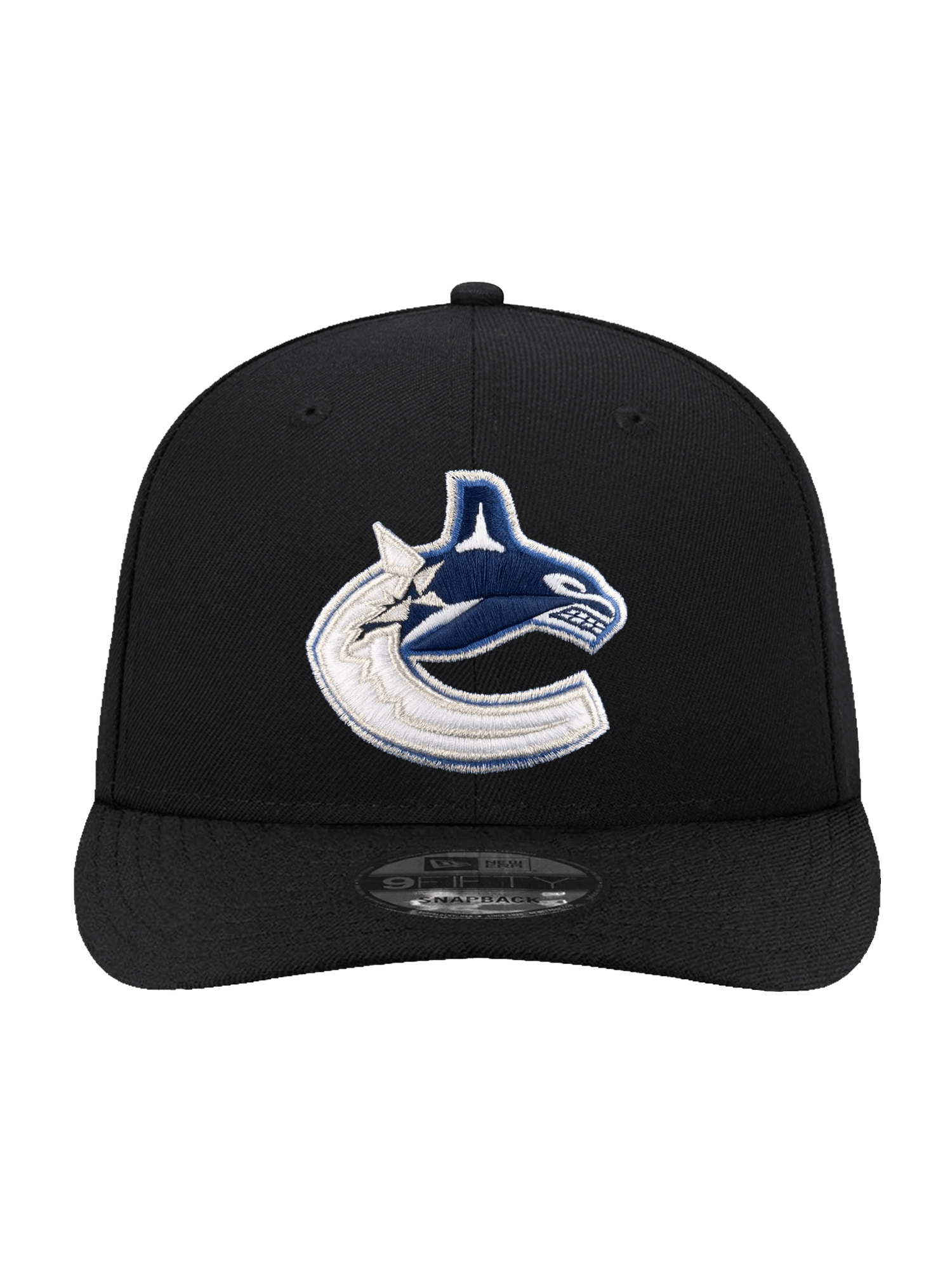 New Era Caps OSFA Vancouver Canucks New Era NHL Team 9FIFTY Pre-Curved Snapback Hat - Black
