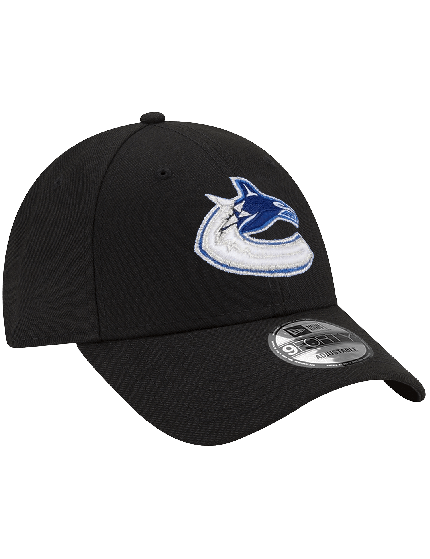 New Era Caps Vancouver Canucks New Era NHL Team 9FORTY Snapback Hat - Black