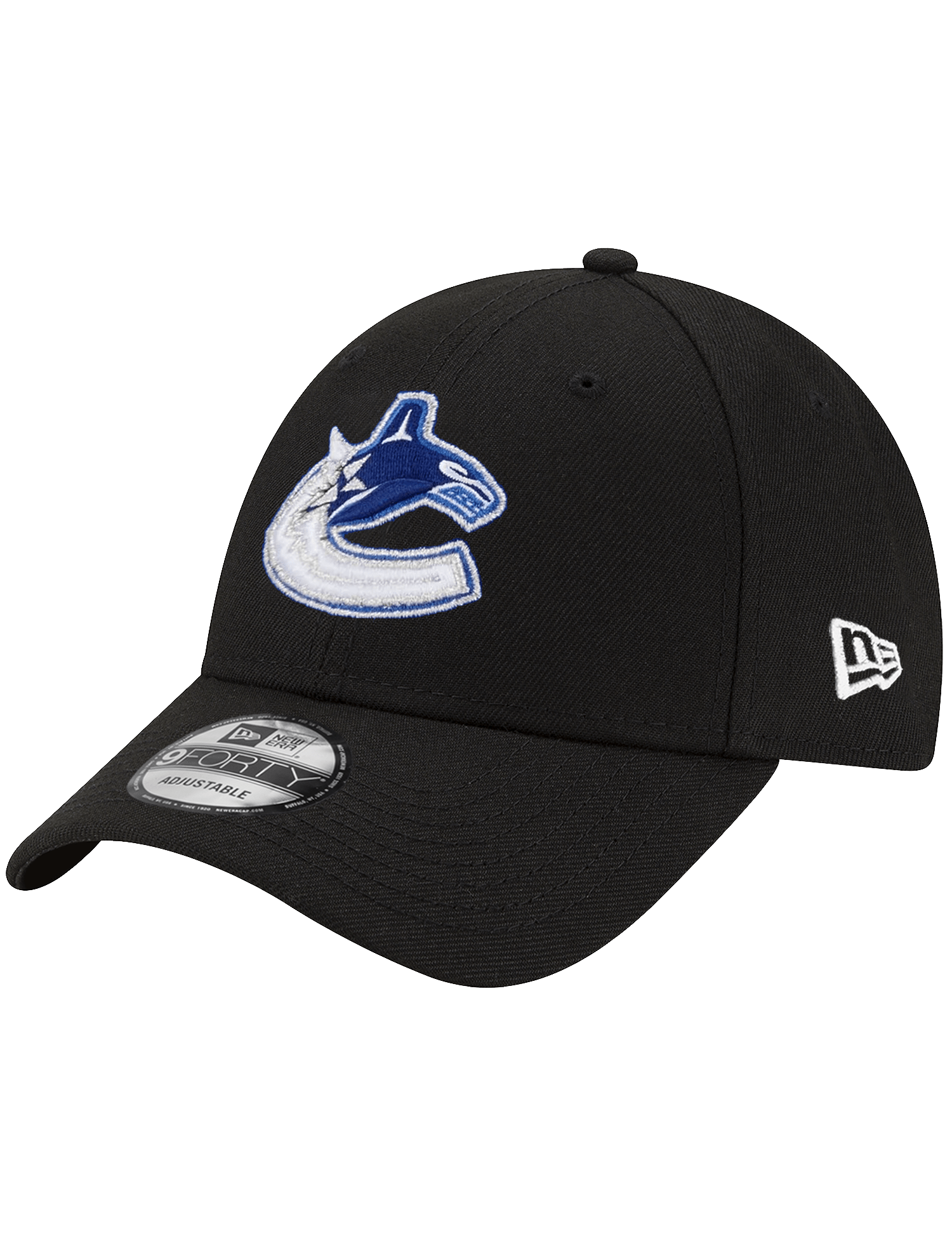New Era Caps Vancouver Canucks New Era NHL Team 9FORTY Snapback Hat - Black