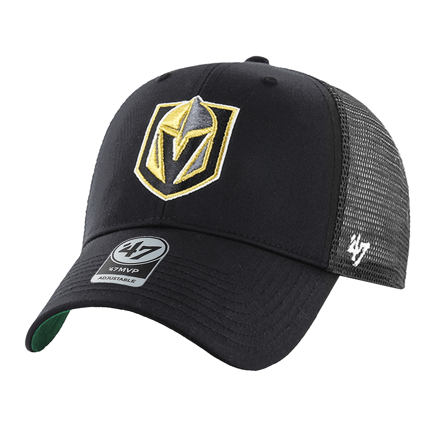 47 Brand Caps Vegas Golden Knights '47 NHL Branson MVP Trucker Snapback Hat - Black