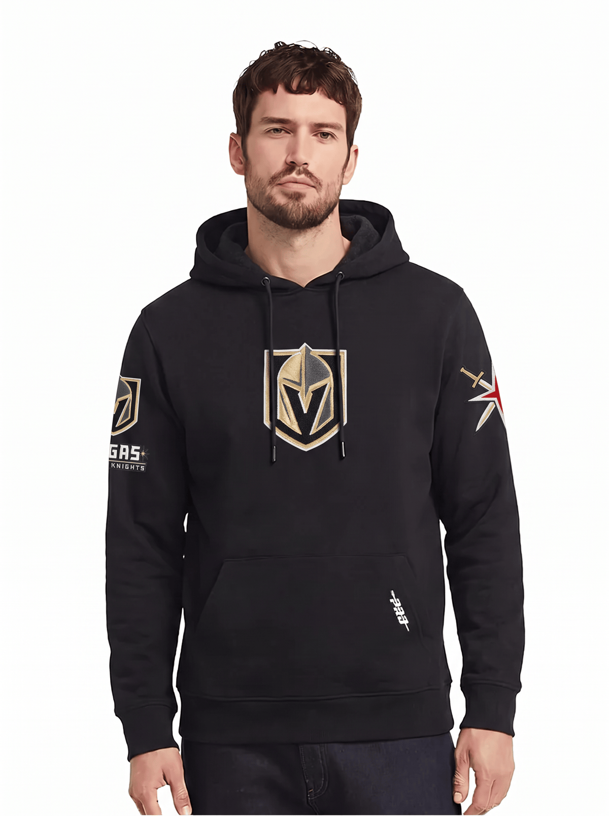 Pro Standard Jumpers Vegas Golden Knights Pro Standard NHL Classic Chenille Flex Hoodie Jumper - Black