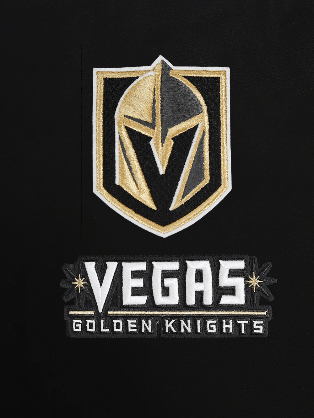 Pro Standard Jumpers Vegas Golden Knights Pro Standard NHL Classic Chenille Flex Hoodie Jumper - Black