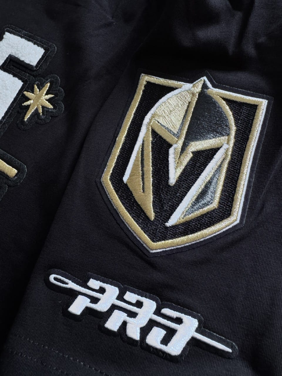 Pro Standard T-Shirts Vegas Golden Knights Pro Standard NHL Classic Chenille Flex T-Shirt - Black