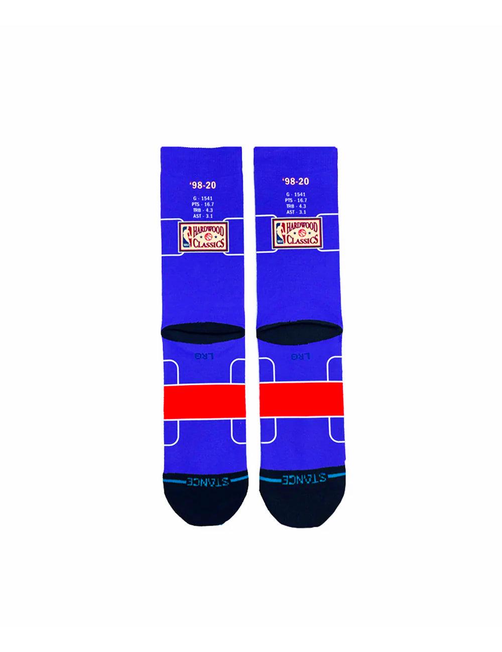Stance Socks Large (9-12 US) Vince Carter Toronto Raptors Stance NBA Retro Big Head Crew Socks