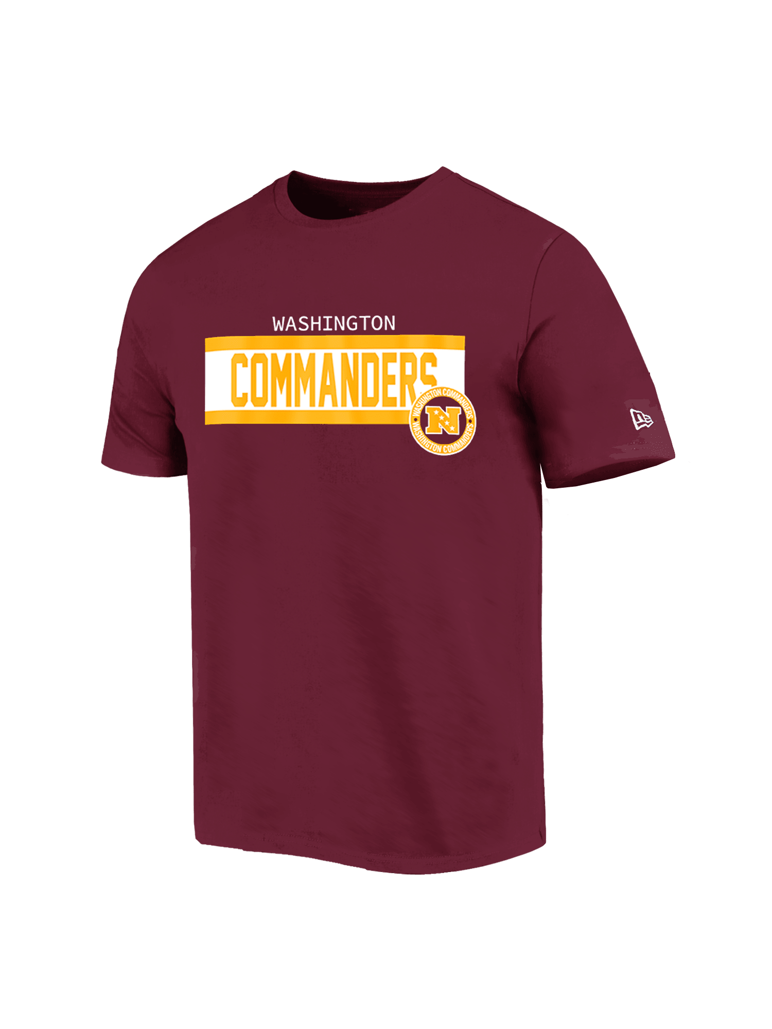New Era T-Shirts Washington Commanders New Era NFL 24 Sideline T-Shirt - Burgundy