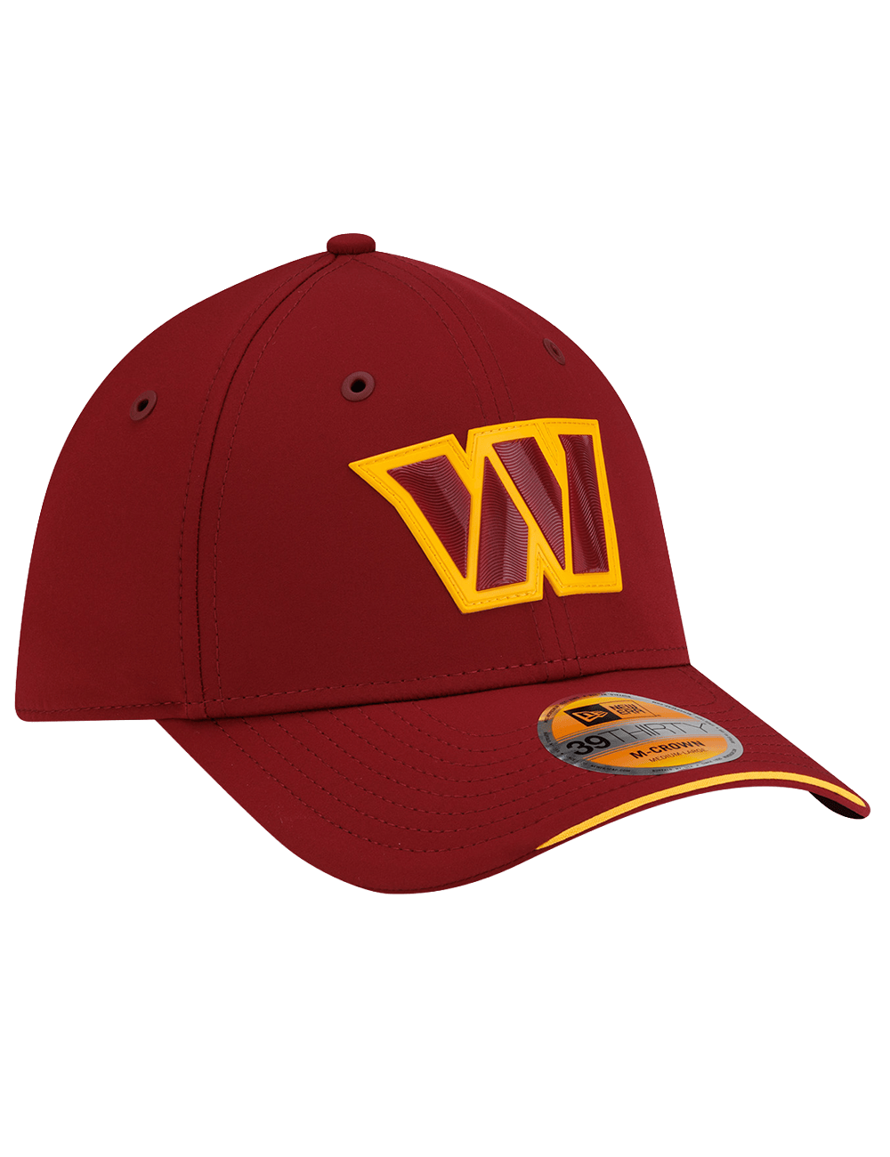 New Era Caps Washington Commanders New Era NFL 26 Sideline 39THIRTY M-Crown Stretch-Fit Hat - Burgundy