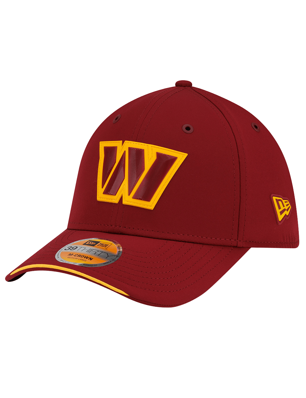 New Era Caps Washington Commanders New Era NFL 26 Sideline 39THIRTY M-Crown Stretch-Fit Hat - Burgundy
