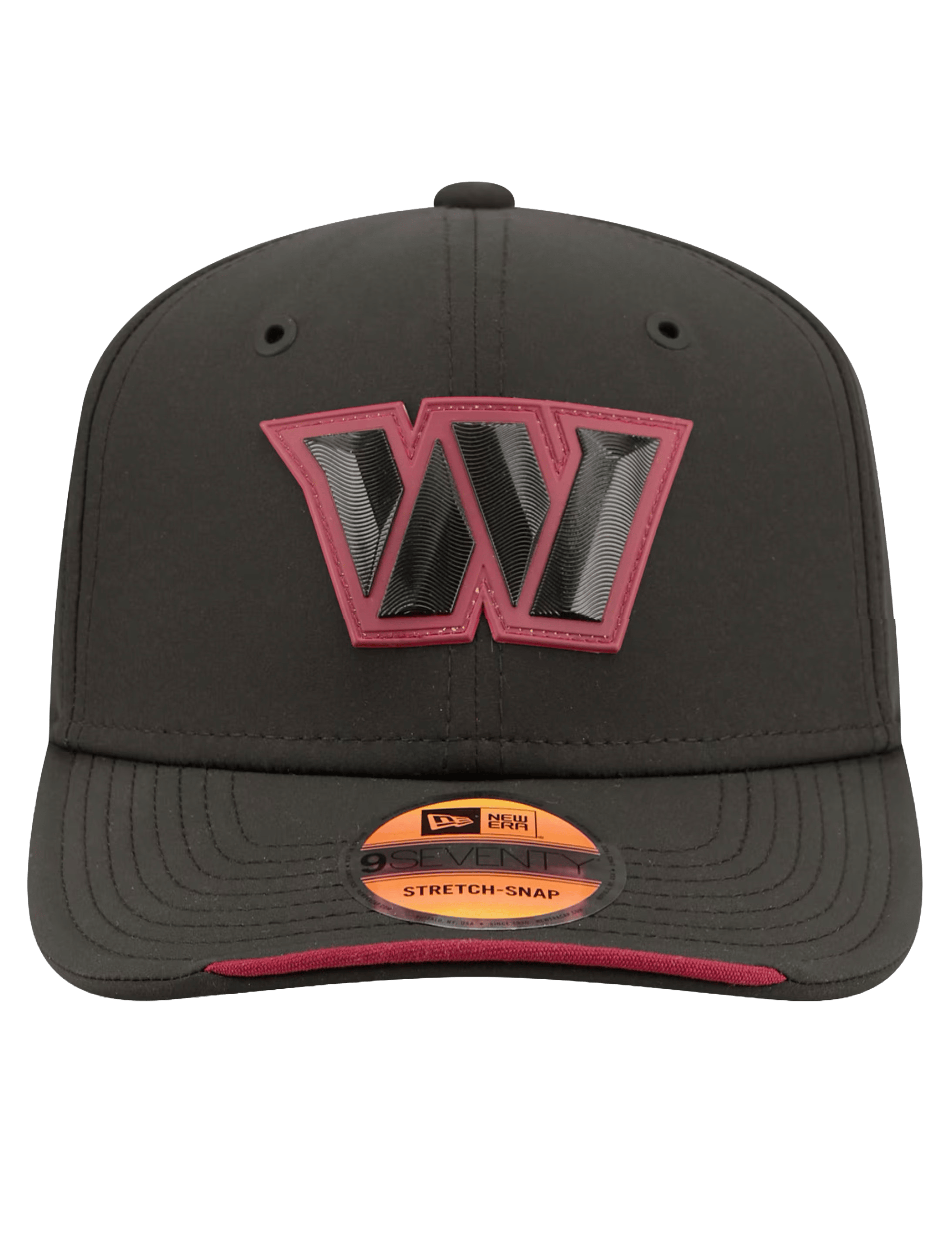 New Era Caps OSFM Washington Commanders New Era NFL 26 Sideline 9SEVENTY Stretch-Snapback Hat - Black