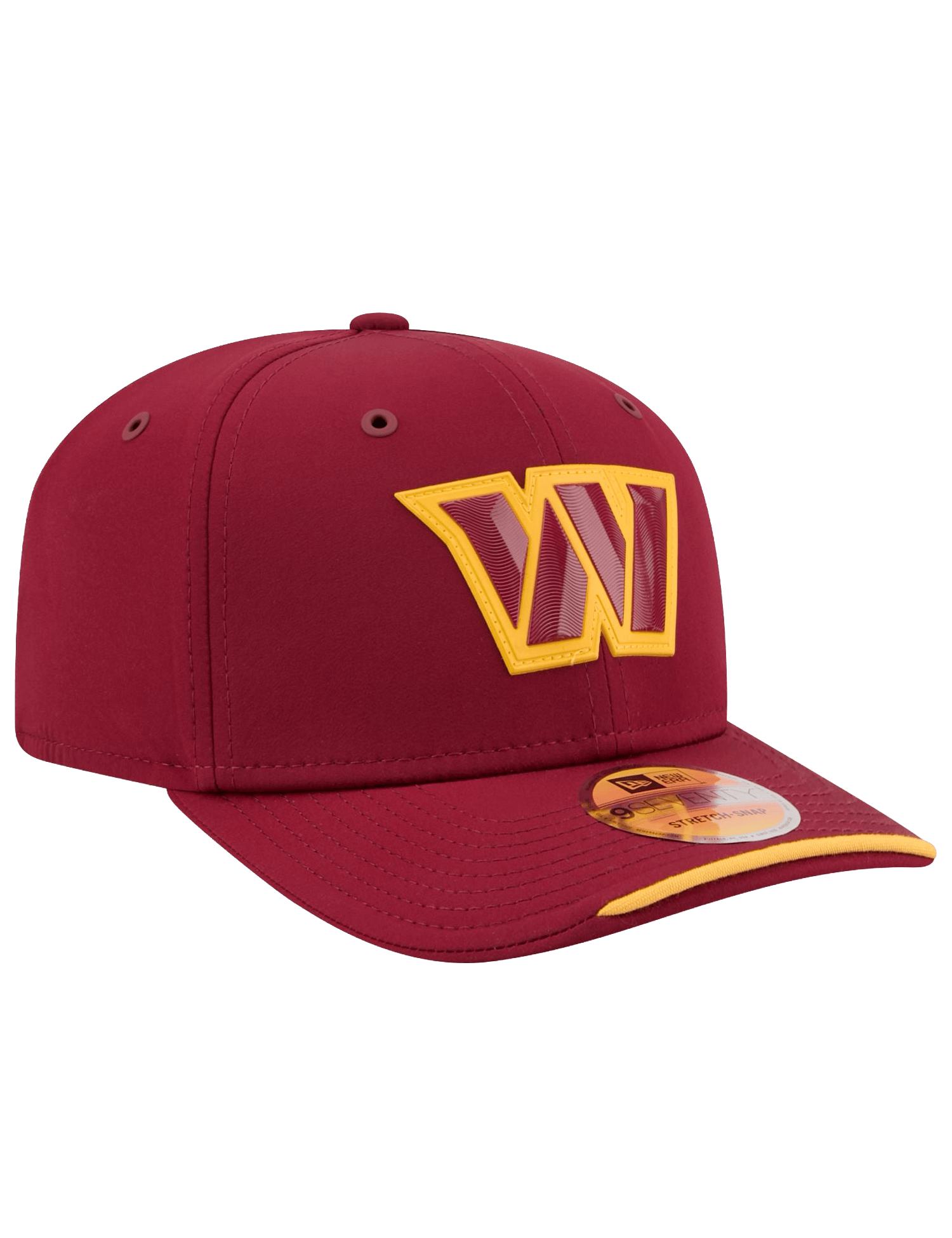 New Era Caps OSFM Washington Commanders New Era NFL 26 Sideline 9SEVENTY Stretch-Snapback Hat - Burgundy