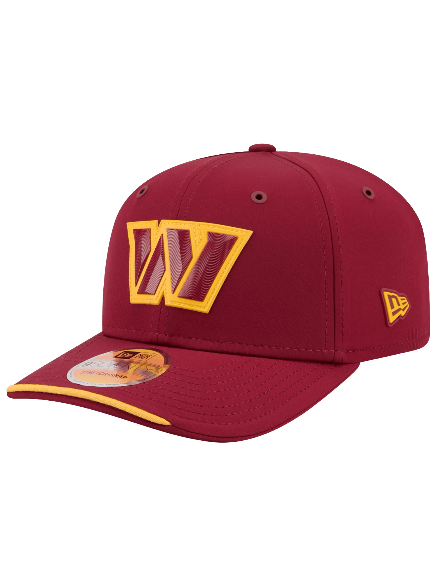 New Era Caps OSFM Washington Commanders New Era NFL 26 Sideline 9SEVENTY Stretch-Snapback Hat - Burgundy