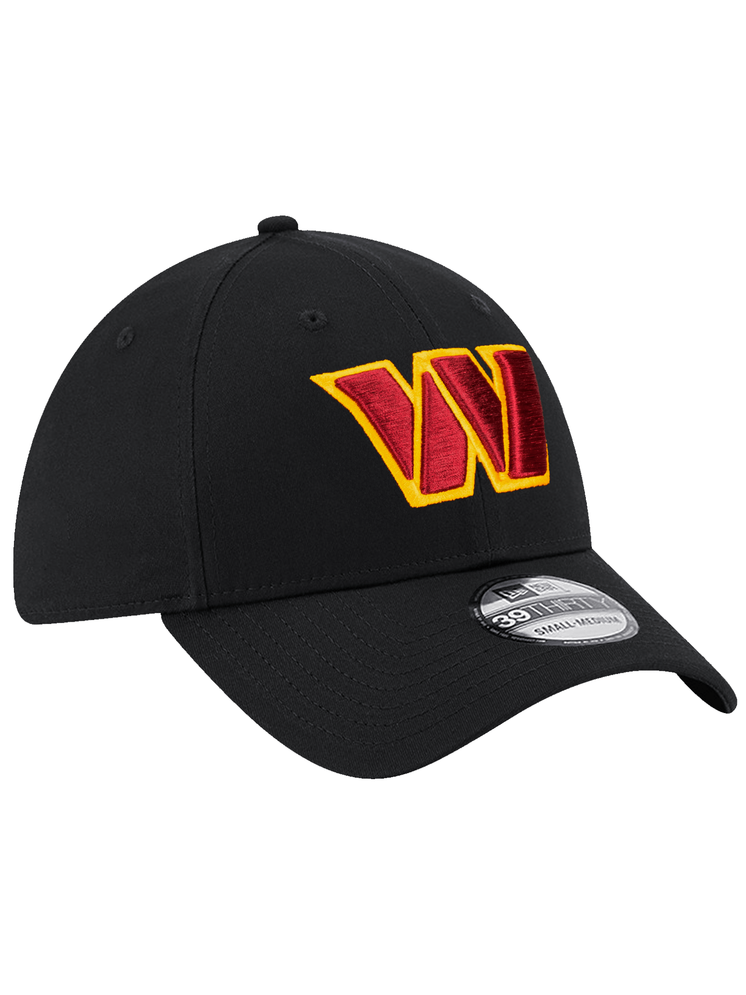 New Era Caps Washington Commanders New Era NFL Team 39THIRTY Stretch-Fit Hat - Black
