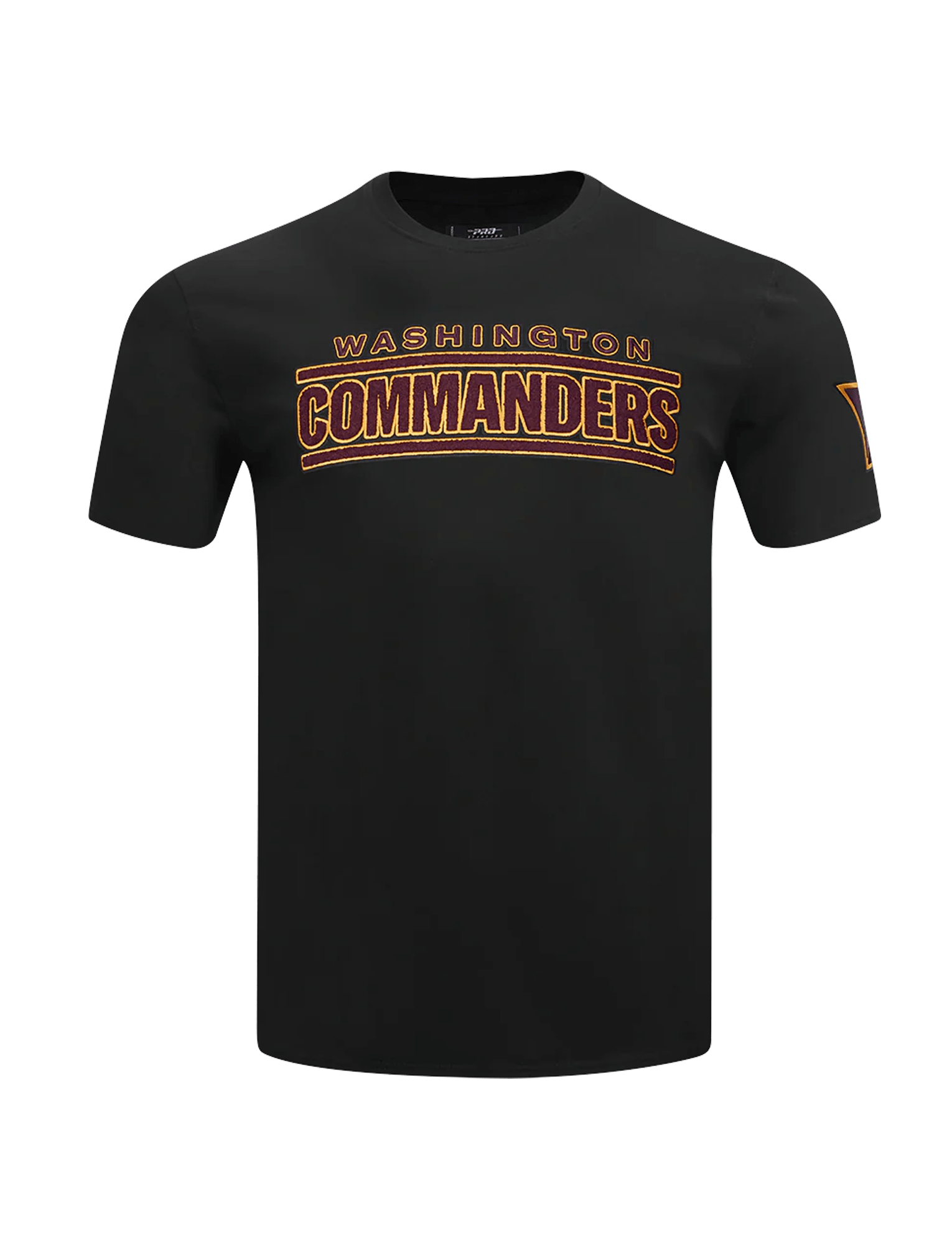 Pro Standard T-Shirts Washington Commanders Pro Standard NFL Classic Chenille Flex T-Shirt - Black