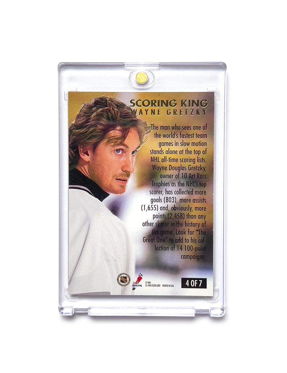 Panini Cards Wayne Gretzky Los Angeles Kings Fleer Ultra NHL 94-95 Scoring Kings Card