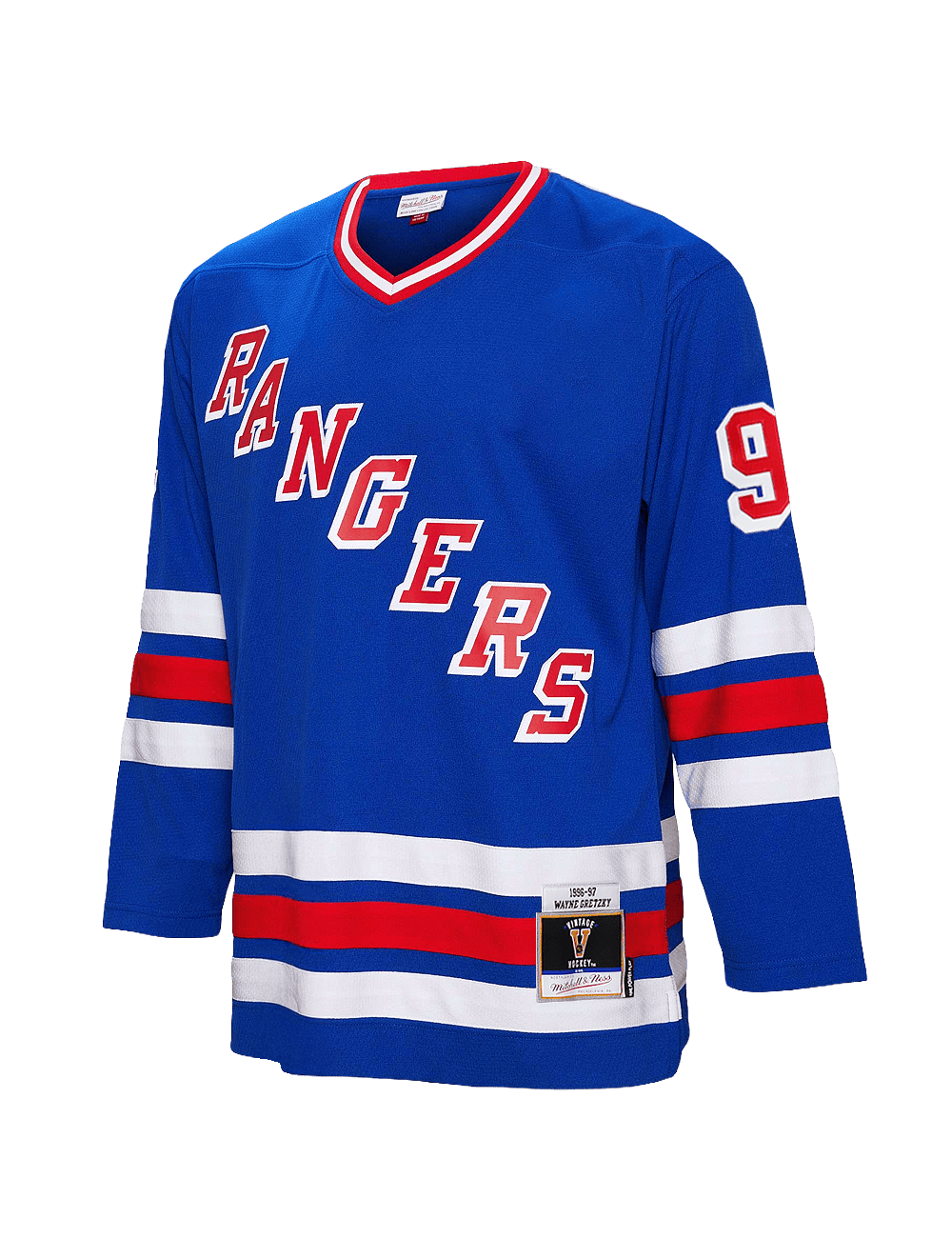 Mitchell And Ness Jerseys Wayne Gretzky New York Rangers Mitchell & Ness NHL 96-97 Power Play Jersey - Blue