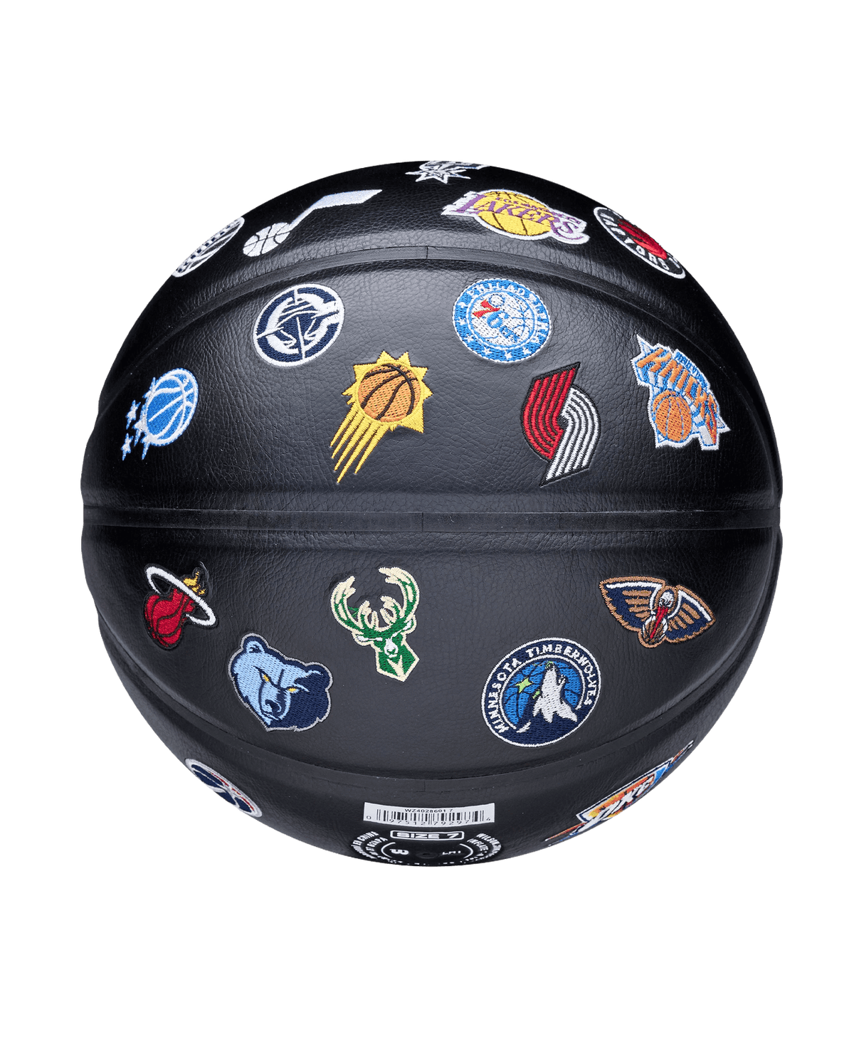 Wilson Sporting Goods Balls Adults - Size 7 Wilson NBA All Team Premiere Full Size Indoor/Outdoor Basketball Ball - Black