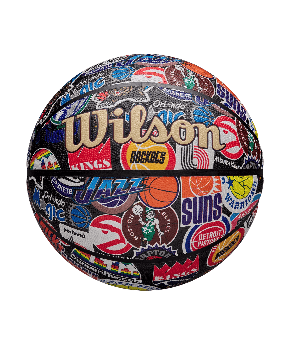 Wilson Sporting Goods Balls Adults - Size 7 Wilson NBA All Team Retro Full Size Indoor/Outdoor Basketball Ball