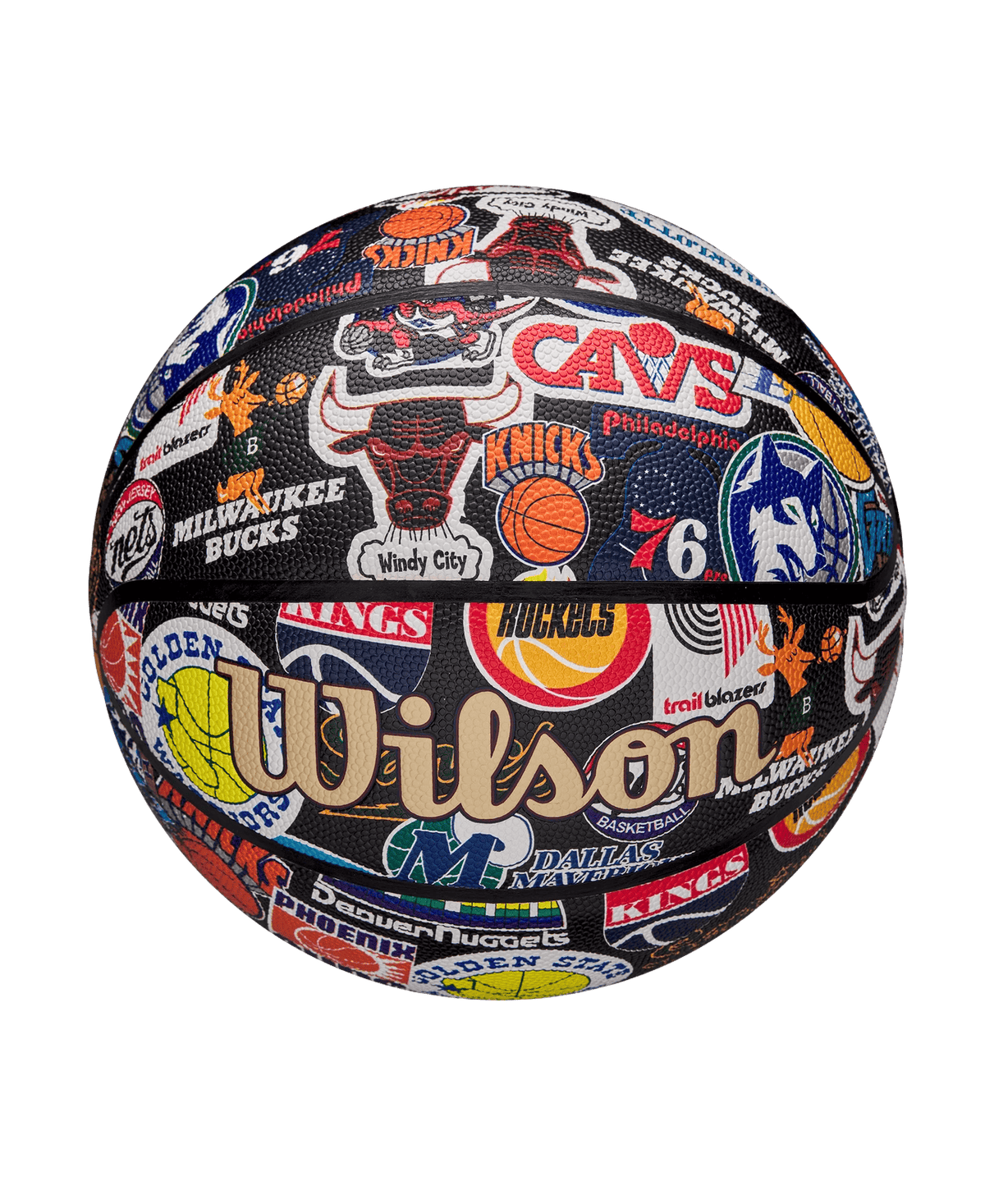 Wilson Sporting Goods Balls Adults - Size 7 Wilson NBA All Team Retro Full Size Indoor/Outdoor Basketball Ball