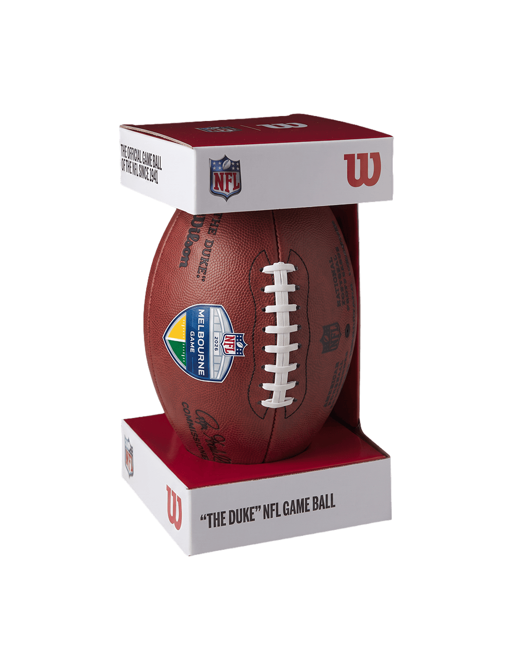 Wilson Sporting Goods Balls Wilson NFL 26 Melbourne Game Duke Full Size Official Game Football