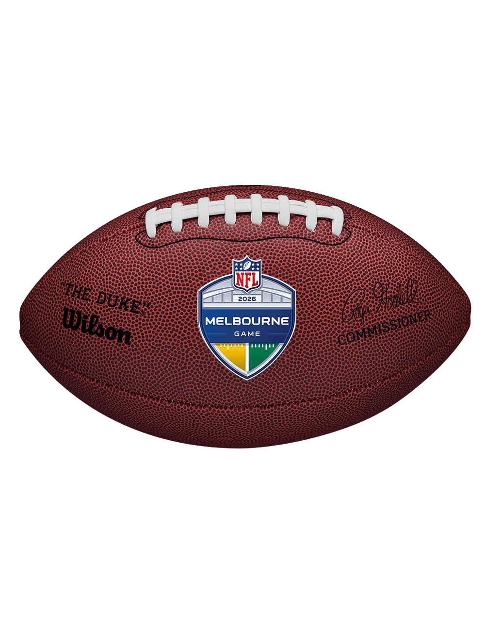 Wilson Sporting Goods Balls Wilson NFL 26 Melbourne Game Duke Replica Full Size Football