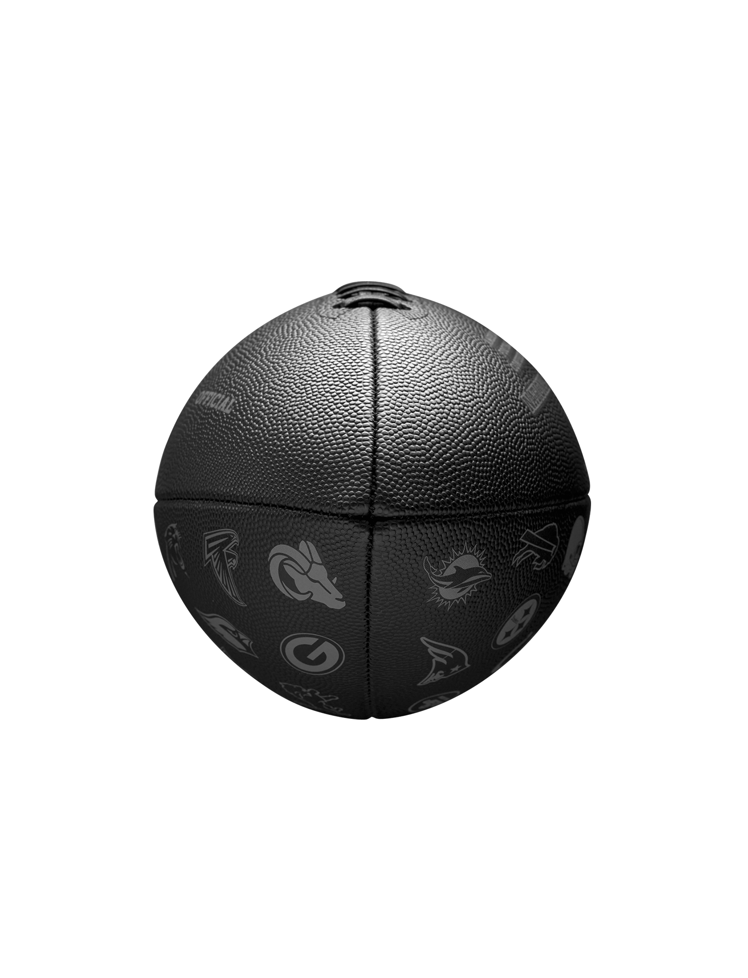 Wilson Sporting Goods Balls Wilson NFL MVP All 32 Teams Stealth Composite Football - Black