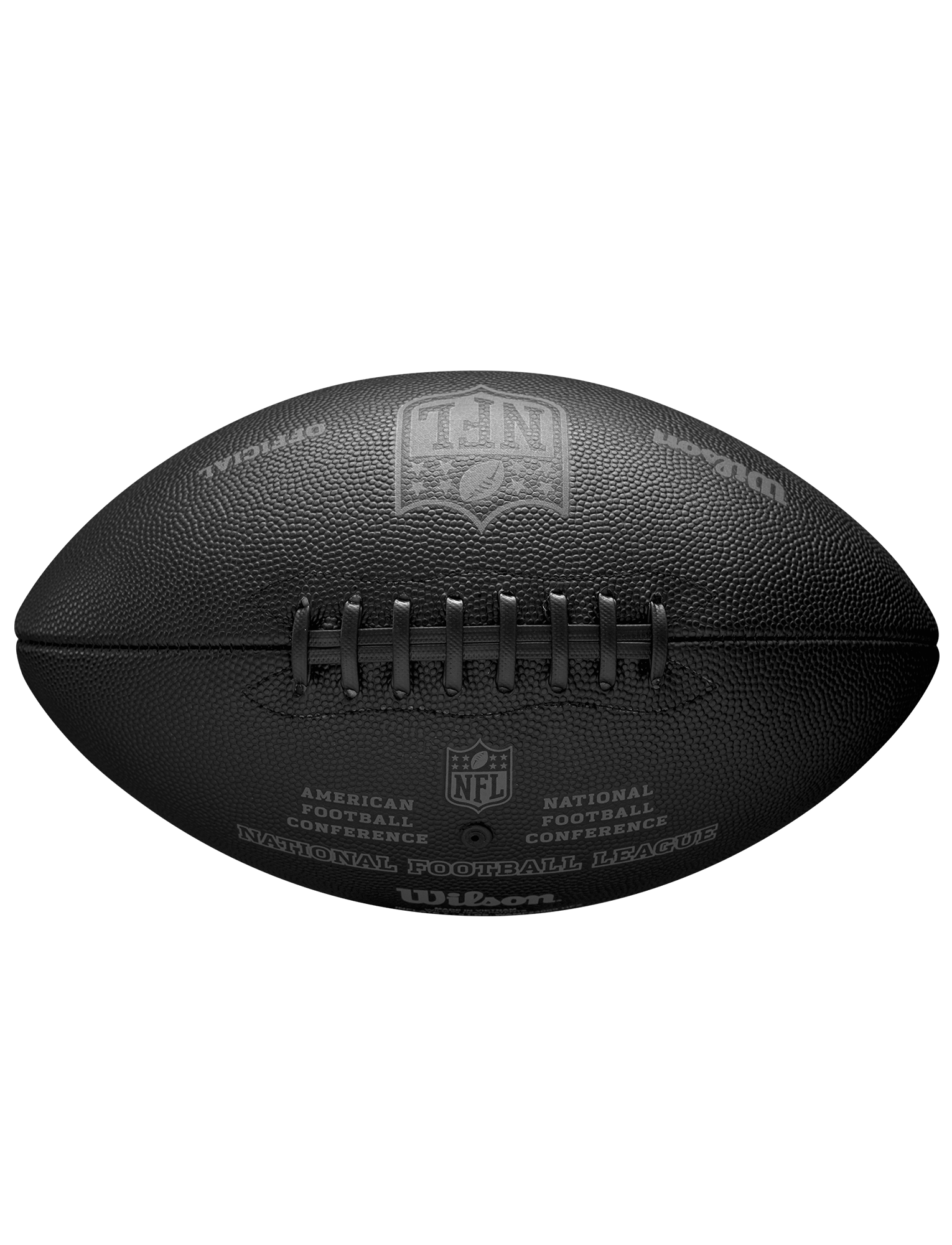 Wilson Sporting Goods Balls Wilson NFL MVP All 32 Teams Stealth Composite Football - Black