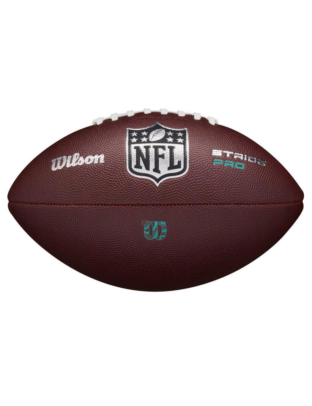Wilson Sporting Goods Balls Wilson NFL Shield Stride Pro Eco Full Size Football Ball - Brown