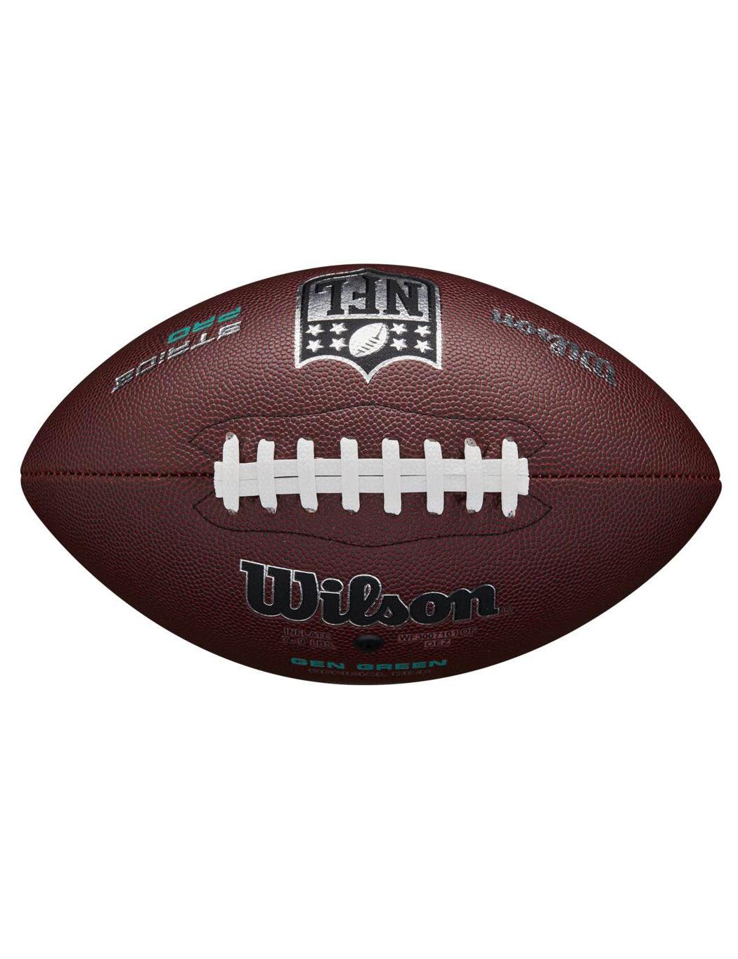 Wilson Sporting Goods Balls Wilson NFL Shield Stride Pro Eco Full Size Football Ball - Brown