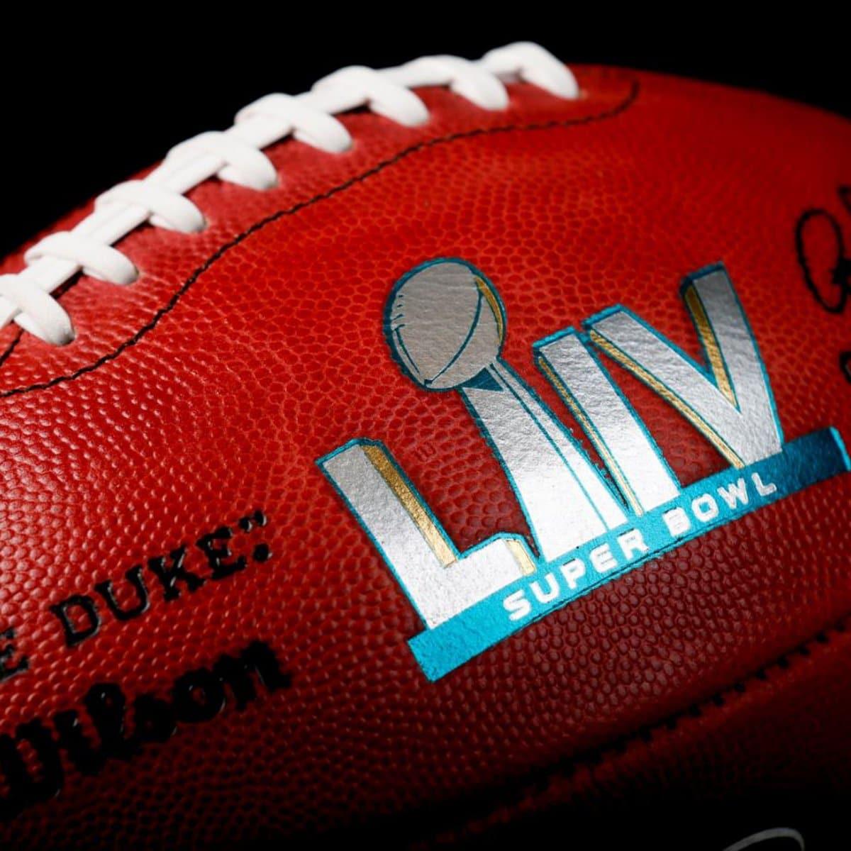 Wilson Sporting Goods Balls Wilson NFL Super Bowl LIV Official Leather Game Football