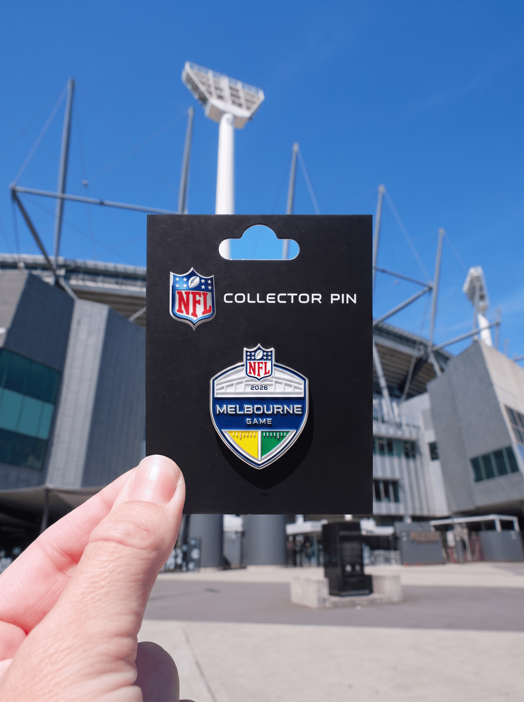 Wincraft Accessories Wincraft NFL 26 Melbourne Game 1.5" Commemorative Collector Pin