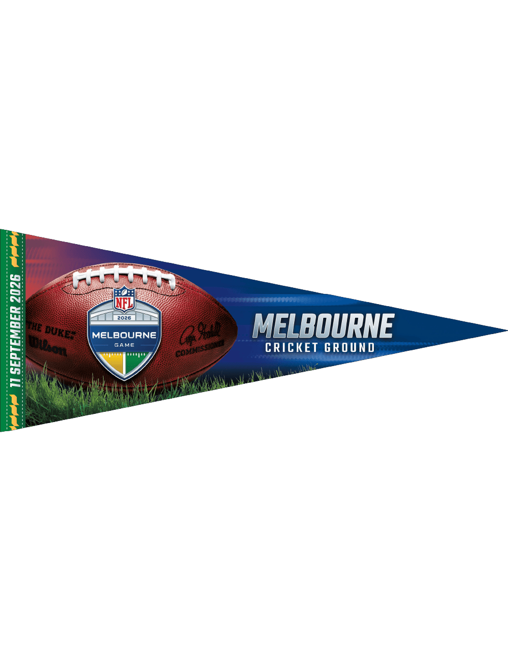 Wincraft Accessories Wincraft NFL 26 Melbourne Game Premium 12" x 30" Pennant
