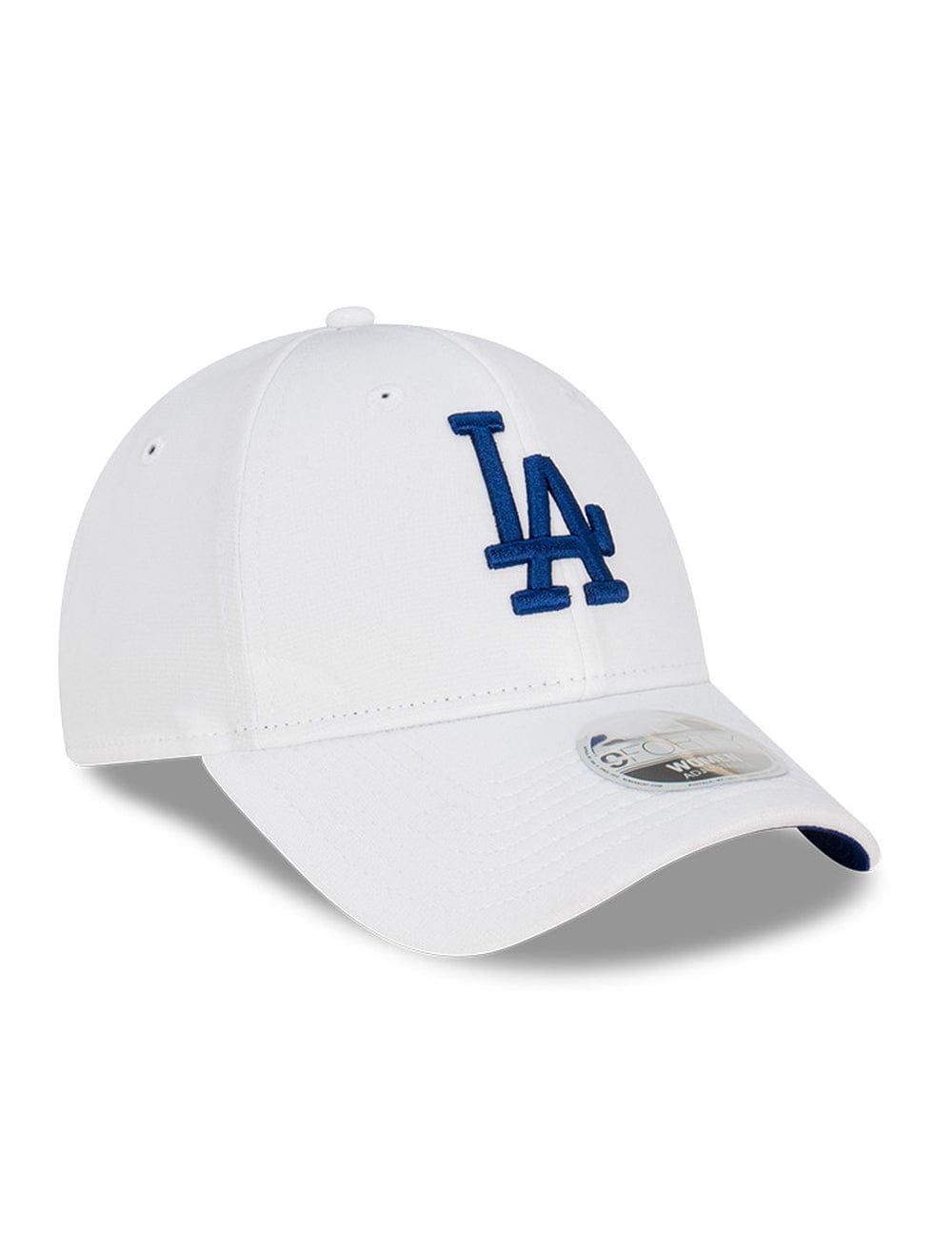 New Era Caps Womens Womens Los Angeles Dodgers New Era MLB Optic Performance 9FORTY Strapback Hat - White